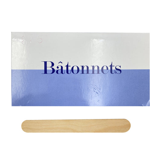 Batonnets spatole in legno per cera 100 pz