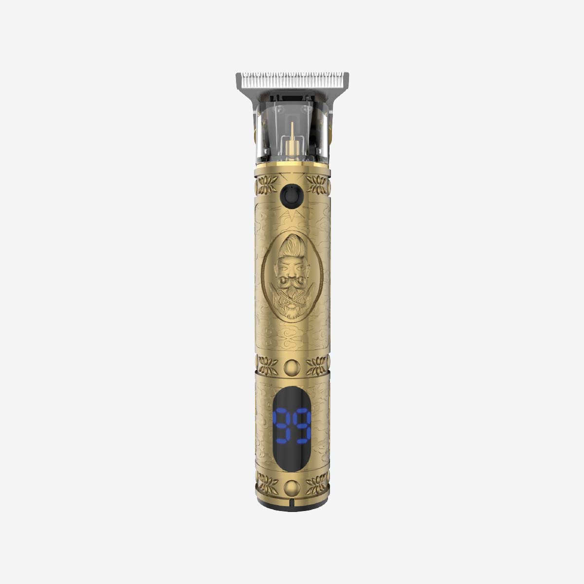 ZeroCut Totem Digital di Giubra unisce un mood old style con la qualità del taglio che caratterizza la serie ZeroCut.  I barbers la ameranno per le rifiniture di precisione, ha una potenza di 10 Watt e una batteria di alta qualità che dura nel tempo.