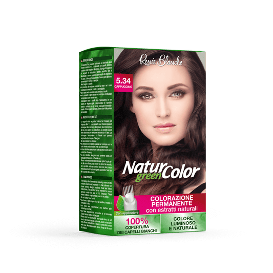 Natur Color green colorazione permanente 5.34 (cappuccino)