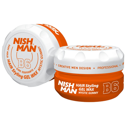 NISHMAN HAIR STYLING GEL WAX MYSTIC GUMMY B6 150ML