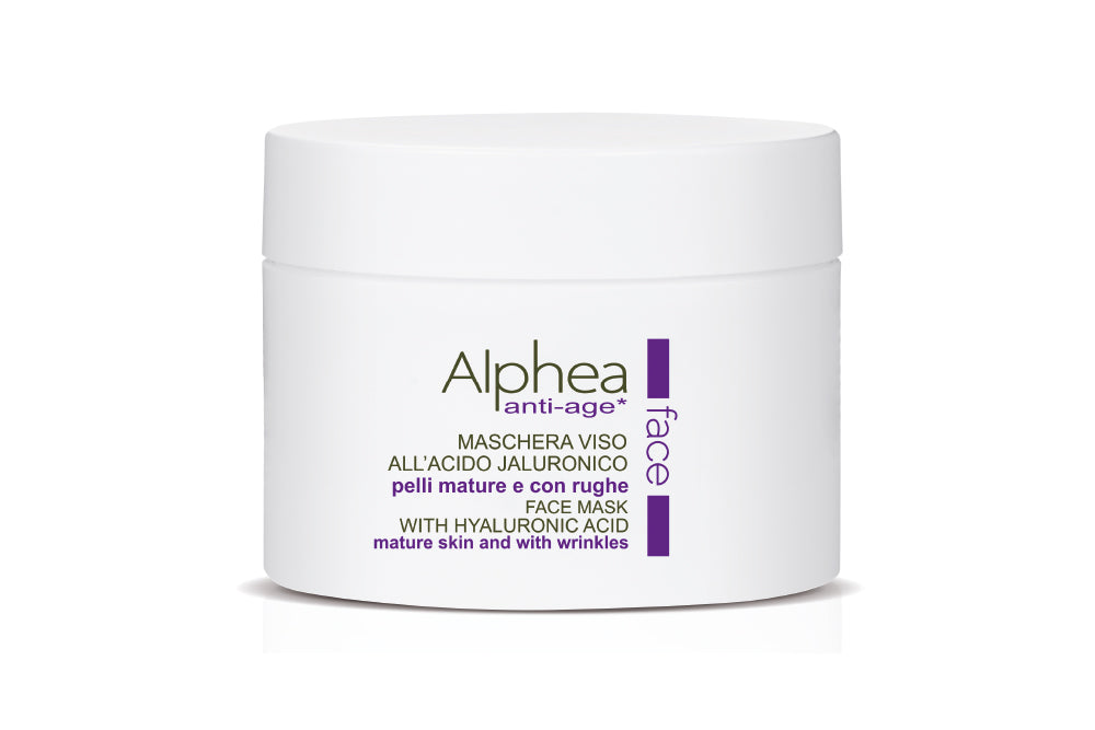 Alphea Maschera Viso All'Acido Ialuronico Per Pelli Mature E Con Rughe 250 ml