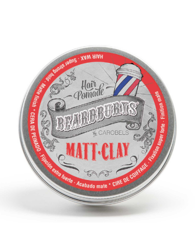 Beardburys - matt clay  cera per capelli matt 100 ml