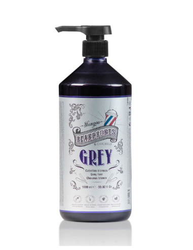 Beardburys - shampoo grey shampoo per capelli bianchi 1000 ml