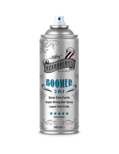 Beardburys - boomer hairspray 2 in 1 - lacca per capelli 400 ml