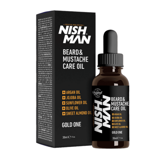 NISHMAN BEARD & MUSTACHE CARE OIL NEW SIZE 30ML