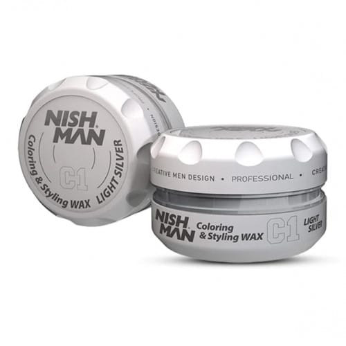 Nishman coloring & styling wax light silver 100ML C1