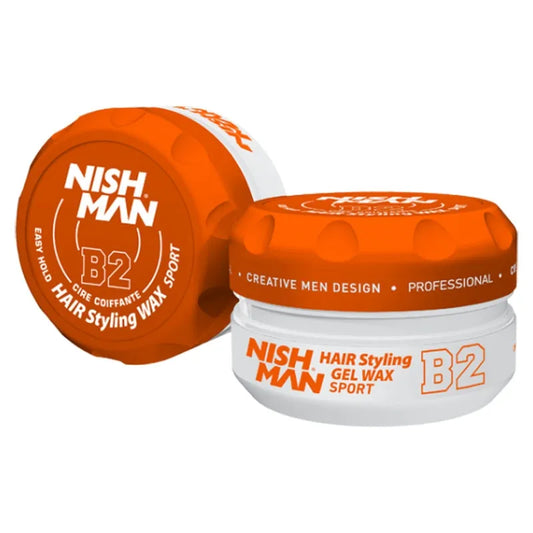 NISHMAN AQUA GEL B2 WAX SPORT EASY USE & MEDIUM 150ML