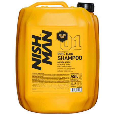 Nishman shampoo 01 pro-hair 5000ml