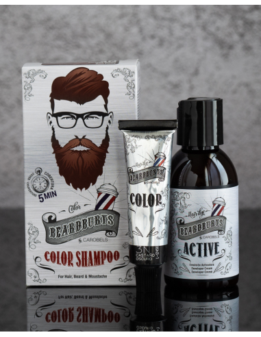 Beardburys - tinta per barba e baffi castano scuro 3N