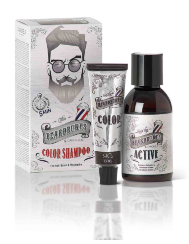 Beardburys - tinta per barba e baffi grigio